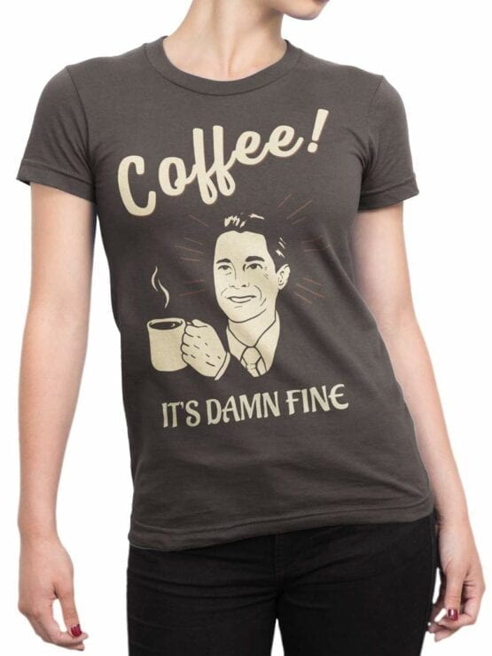 0586 Coffee Shirts Damn Fine_Front_Woman