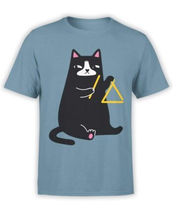 0588 Cat Shirts Triangle Cat_Front