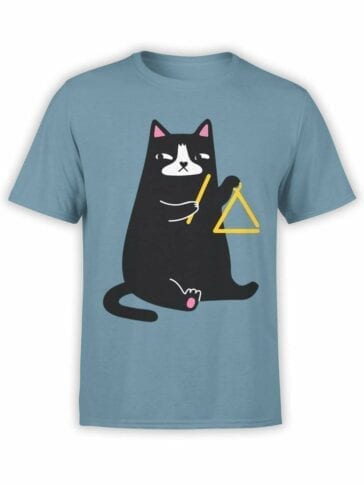 0588 Cat Shirts Triangle Cat_Front