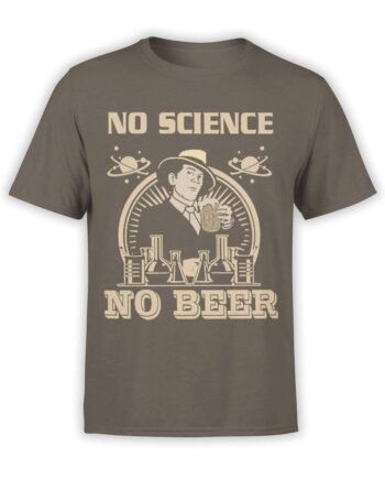 0600 Science Shirts No Science No Beer_Front