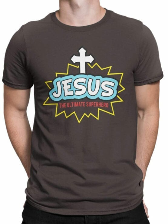 0602 Cool T-Shirts Jesus Superhero