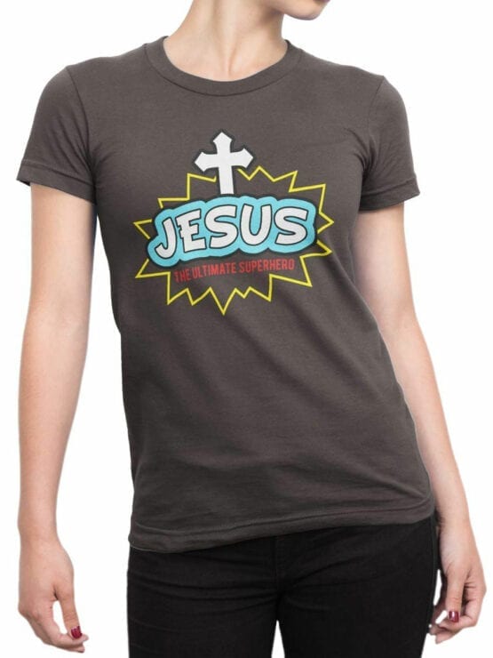 0602 Cool T-Shirts Jesus Superhero