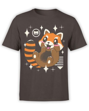 0613 Panda Shirt Kawaii Red Panda_Front