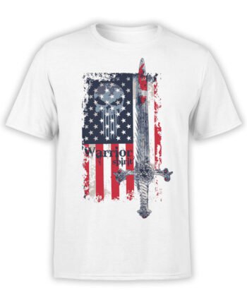 0616 Patriotic Shirts Warrior Spirit_Front