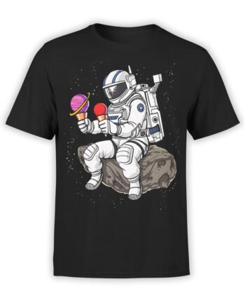 0619 NASA Shirt Astronaut Ice cream