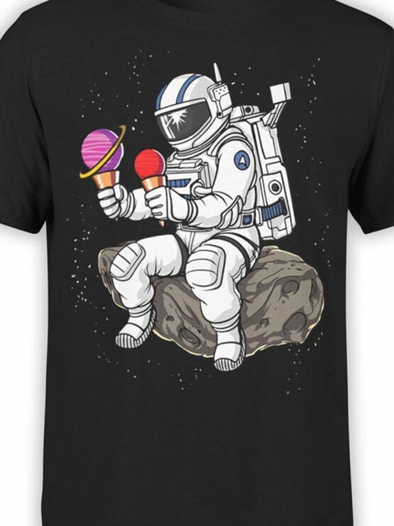 0619 NASA Shirt Astronaut Ice cream