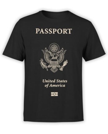 0636 Patriotic Shirts USA Passport