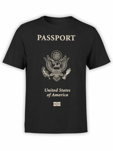 0636 Patriotic Shirts USA Passport