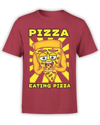 0639 Pizza Shirt Cannibalism