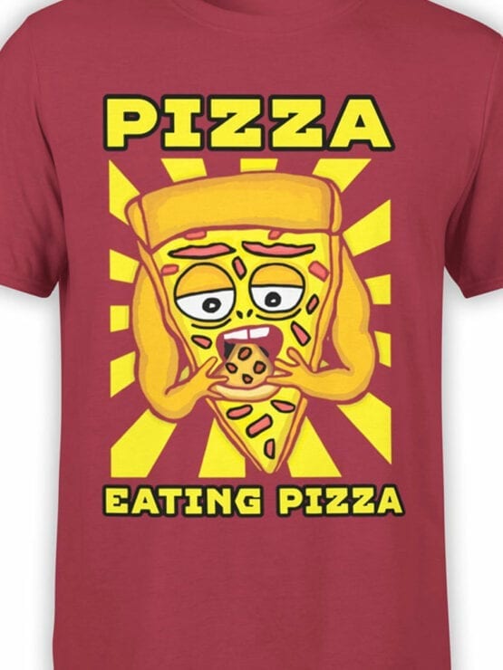 0639 Pizza Shirt Cannibalism