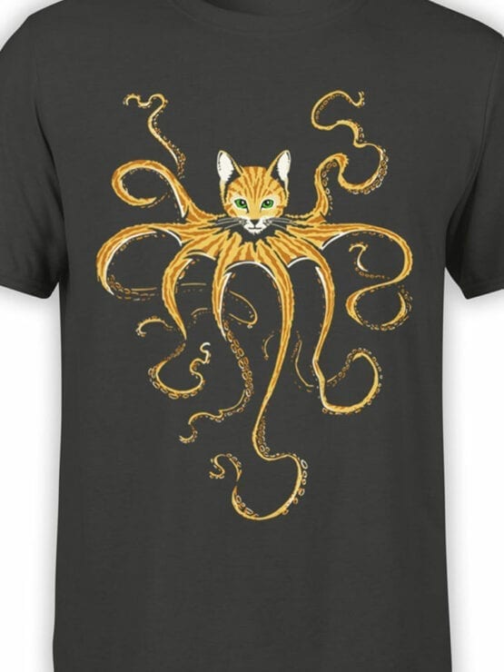 0653 Cat Shirts Octocat Front Color