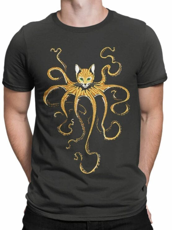 0653 Cat Shirts Octocat Front Man