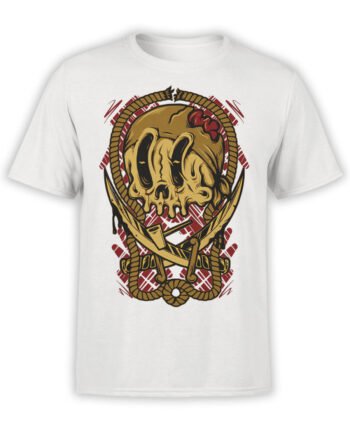 0658 Pirate Shirt Crossbones Front