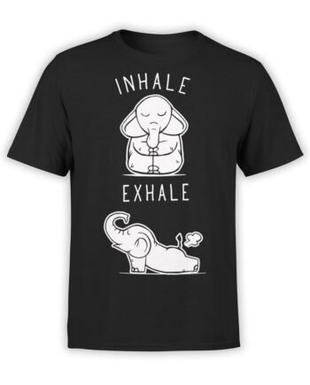0659 Elephant Shirt Elephant Yoga Front