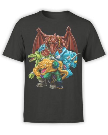 0663 Dinosaur T Shirt Extreme Front
