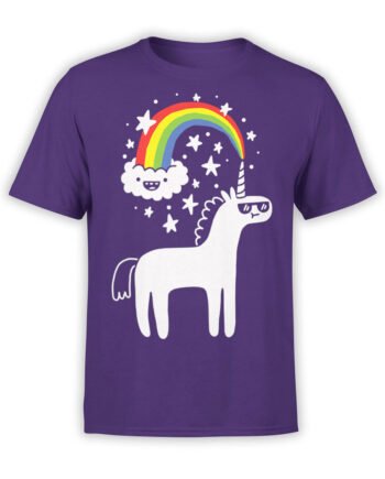 0668 Unicorn Shirt Unicorn Cloud Front