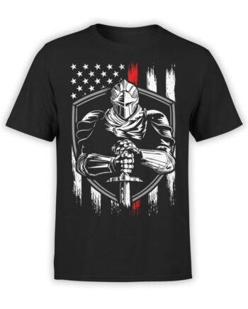 0671 Patriotic Shirts USA Defender Front