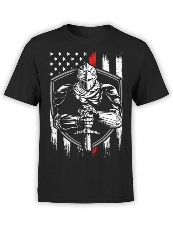 0671 Patriotic Shirts USA Defender Front