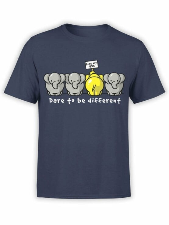 0679 Elephant Shirt Be Different Front