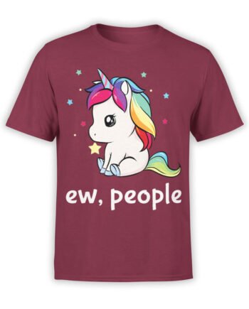 0689 Unicorn Shirt Ew People Front