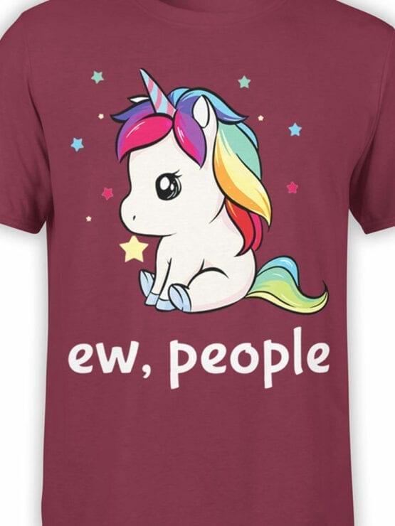 0689 Unicorn Shirt Ew People Front Color