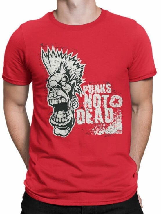 0693 Cool T Shirts Punk Front Man