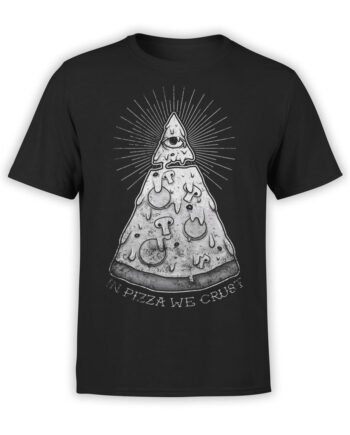 0696 Pizza Shirt Crast Front