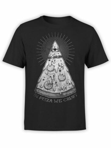 0696 Pizza Shirt Crast Front