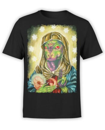 0699 Alien Shirt Blessed Reptilian Front