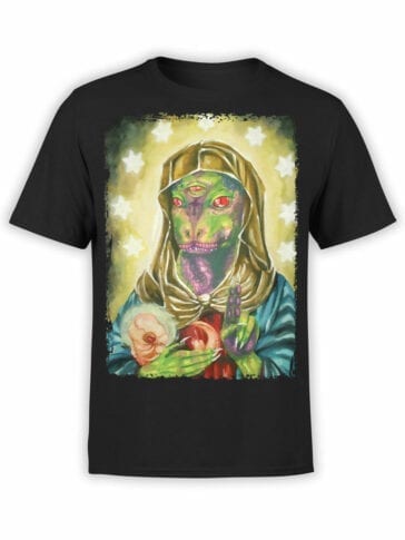 0699 Alien Shirt Blessed Reptilian Front