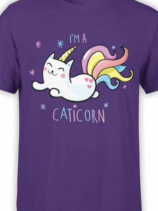 0703 Unicorn Shirt Caticorn Front Color