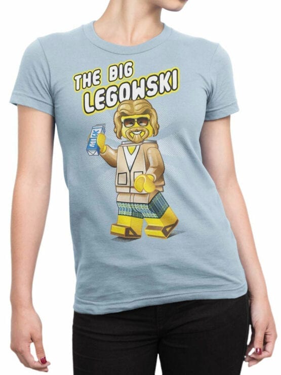 0710 Big Lebowski T Shirt Legowski Front Woman