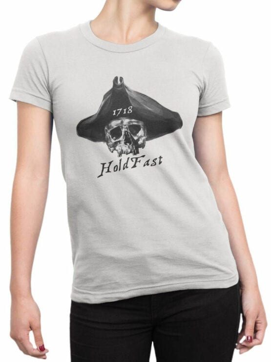 0715 Pirate Shirt Hold Fast Front Woman