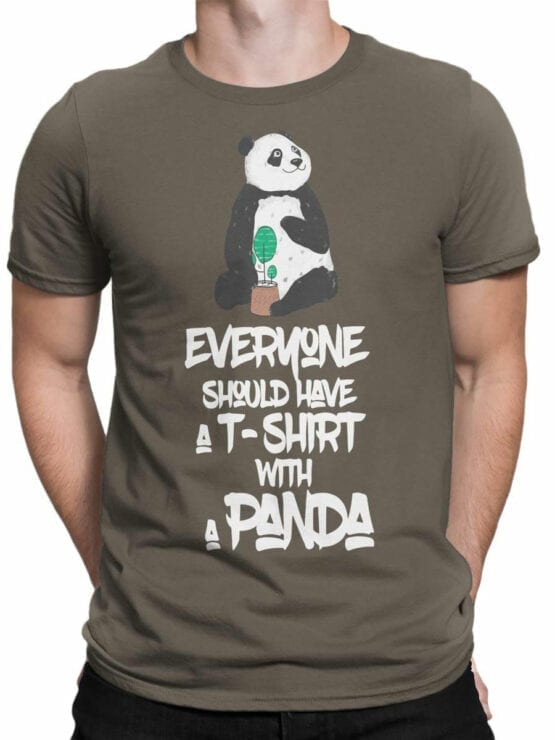 0717 Panda Shirt Should Front Man