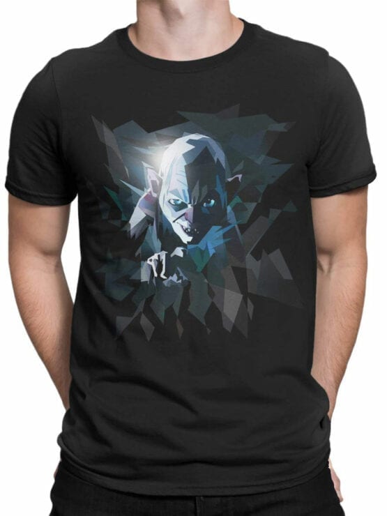 0718 Lord of the Rings Shirt Art Gollum Front Man