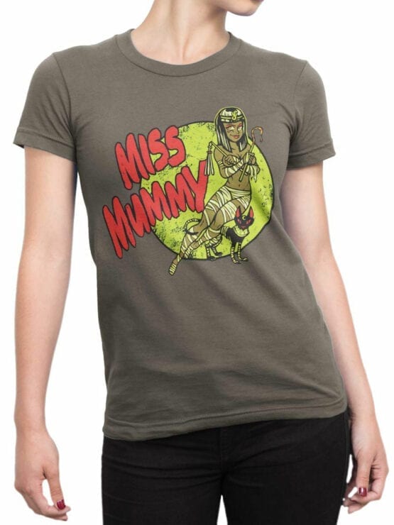 0732 Cool T Shirts Miss Mummy Front Woman