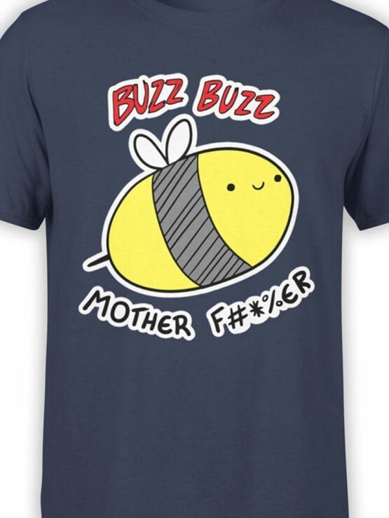 0734 Funny T Shirts Buzz Front Color