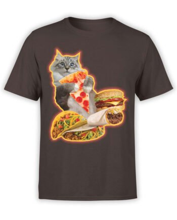 0735 Cat Shirts Hungry Front