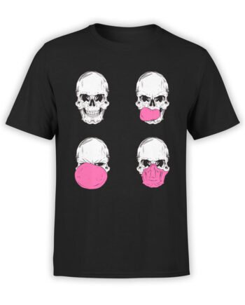 0745 Skull Shirt Gum Front