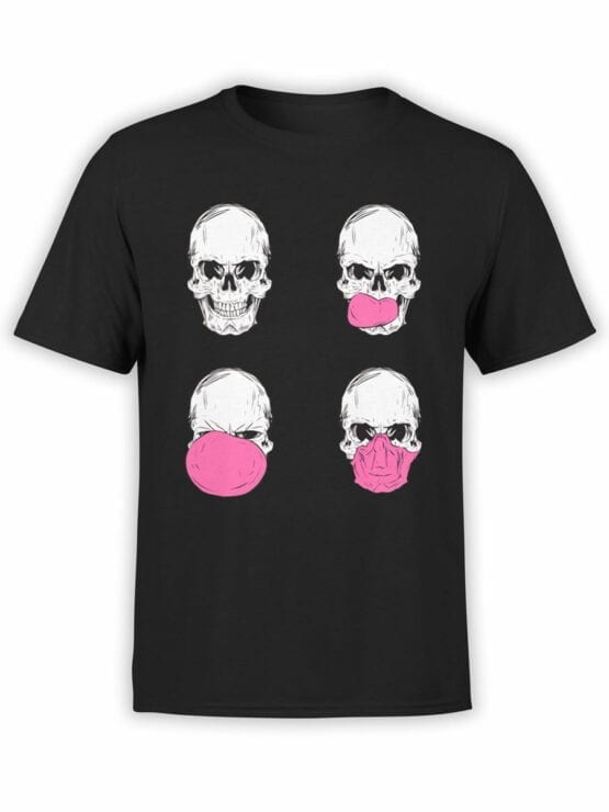 0745 Skull Shirt Gum Front
