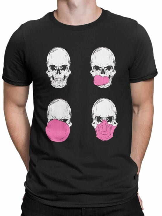 0745 Skull Shirt Gum Front Man