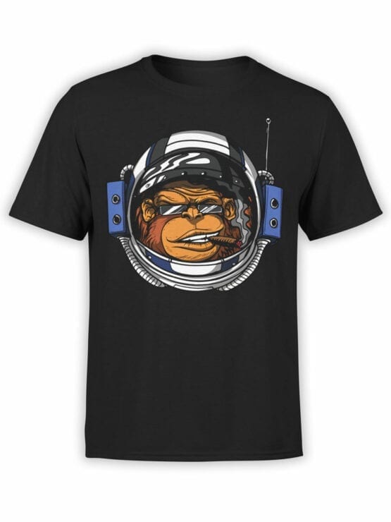 0805 NASA Shirt Monkeynaut Front