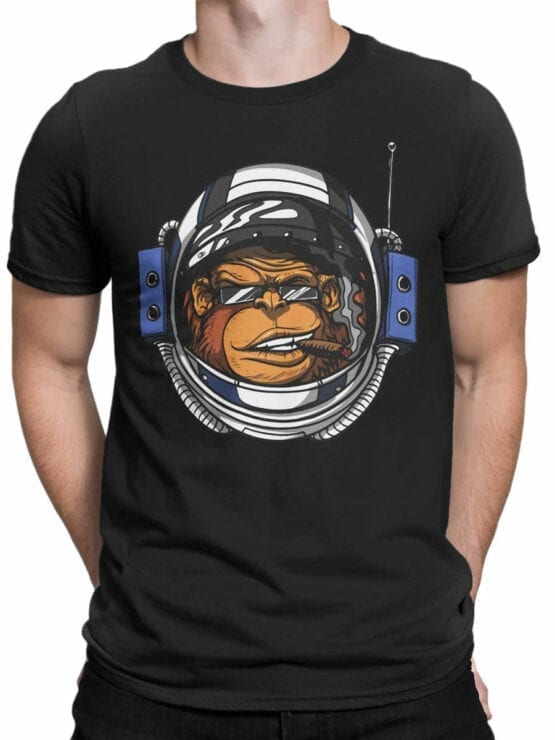 0805 NASA Shirt Monkeynaut Front Man