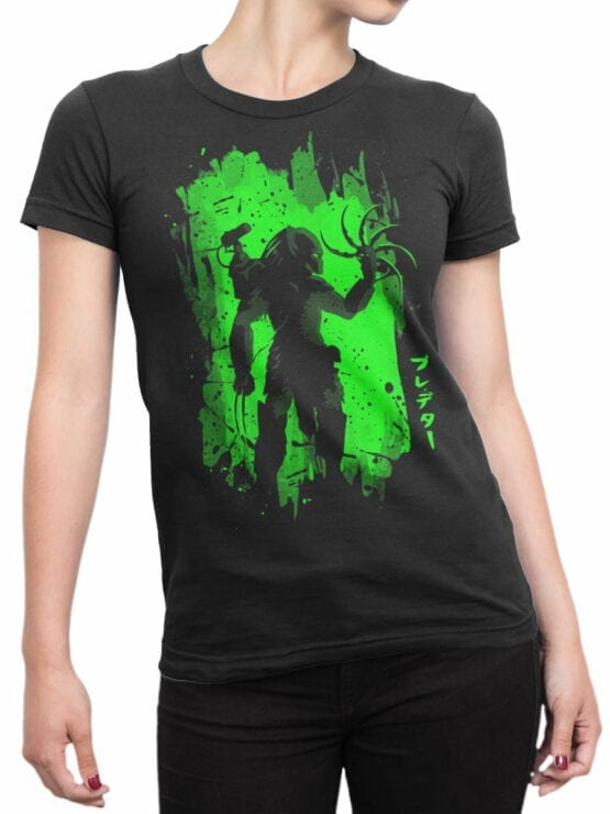 0811 Predator Shirt Night Front Woman