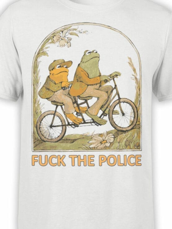 0814 Retro T Shirt Frogs Front Color