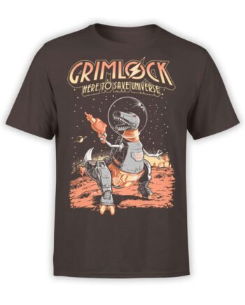 0818 Dinosaur T Shirt Dinobot Front