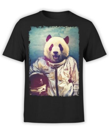 0819 Panda Shirt Astronaut Front