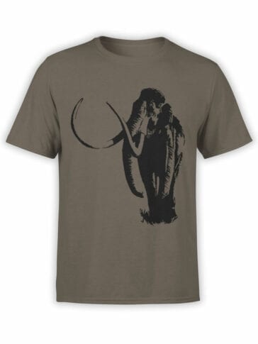 0833 Elephant Shirt Mammoth Front