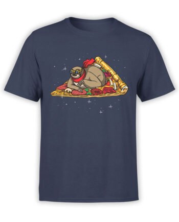 0838 NASA Shirts Sloth Pizzanaut Front