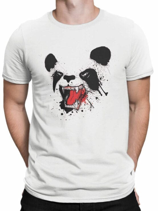 0839 Panda Shirt Distruction Front Man